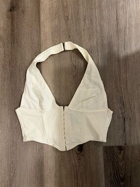 Windsor Cream Halter Corset Top